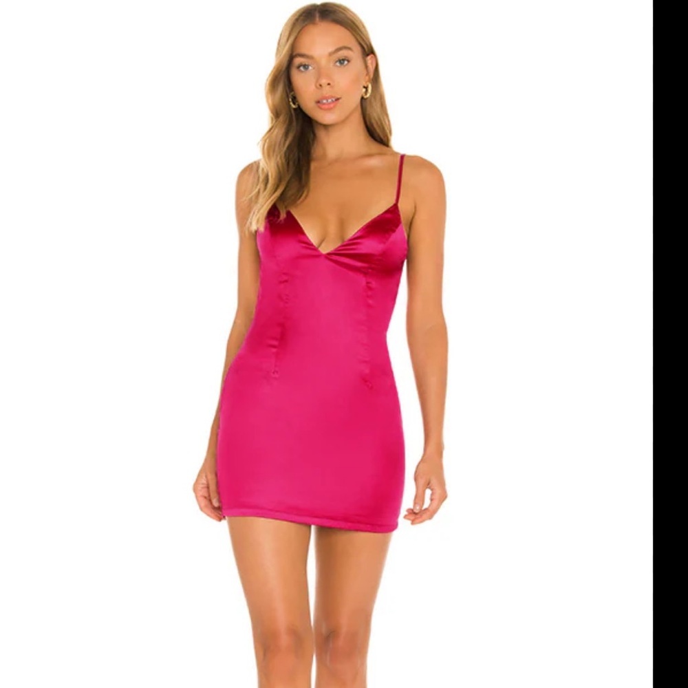 Superdown Nicole satin mini
